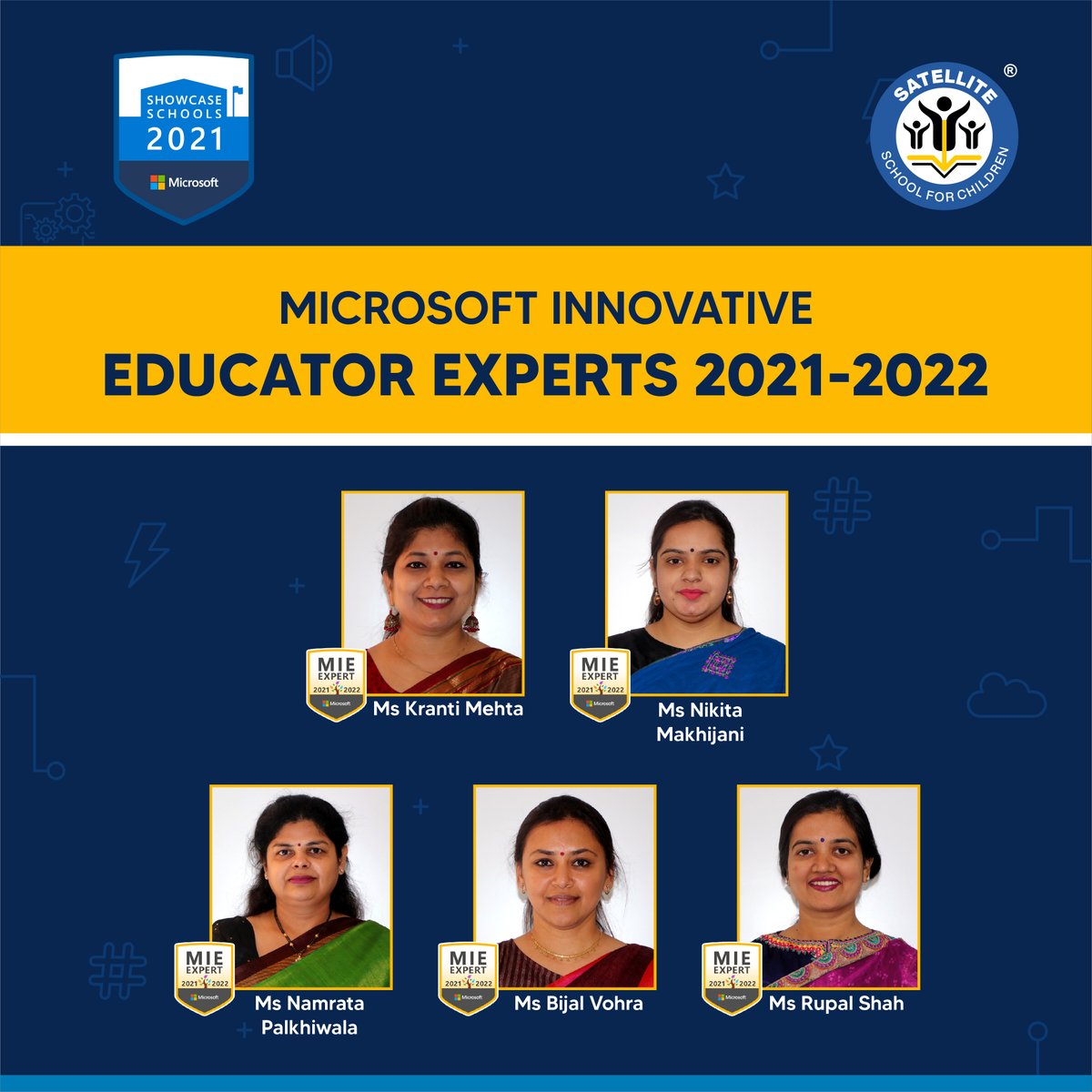 SSFC_Preschool's tweet photo. A Proud Moment!
We are the first preschool in Gujarat to become Microsoft Showcase School.
We can not be prouder as we are among those few elite groups of preschools in India that exemplify the best of teaching and learning in the world today.
@MicrosoftEDU @mgchoksi #preschools https://t.co/0kzZ31tZA1