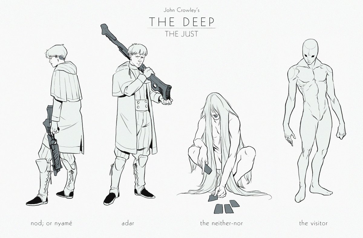 A selection of characters from John Crowley's first novel, The Deep (1975). My introduction to Crowley's wonderful writing. 