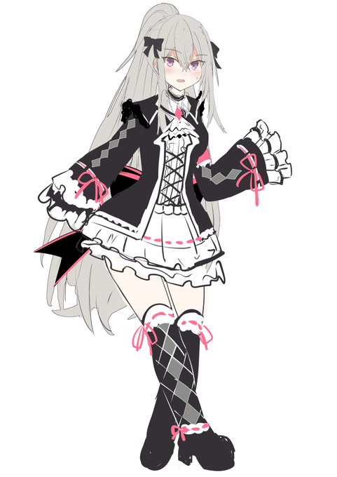 以前描いたpso2の落書き 