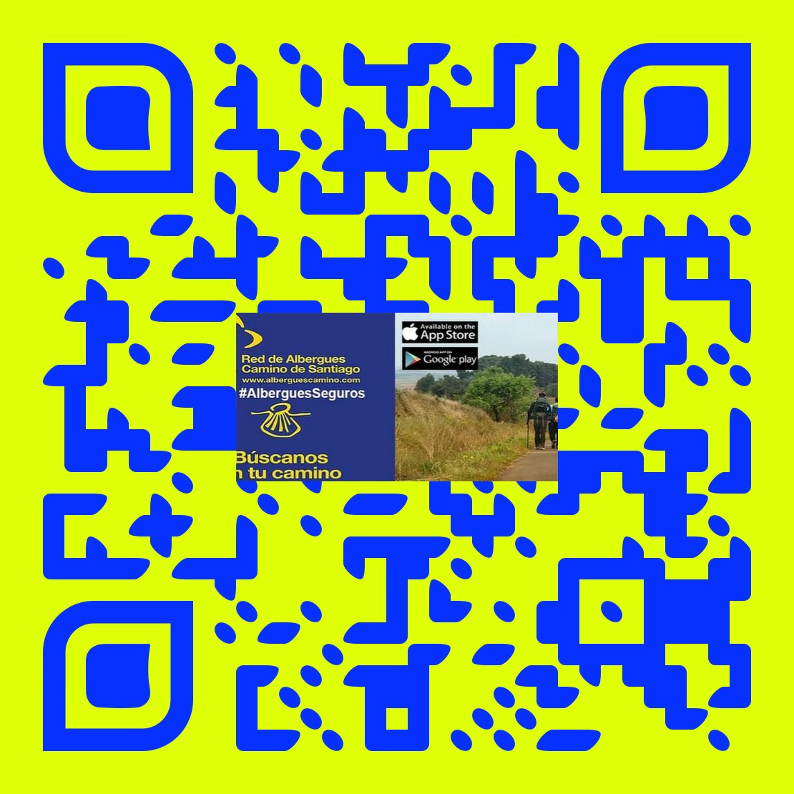 ¡ Buenos días ! 🔄
Escanea este código QR y accede a la web de la Red De Albergues Del Camino De Santiago 
alberguescamino.com