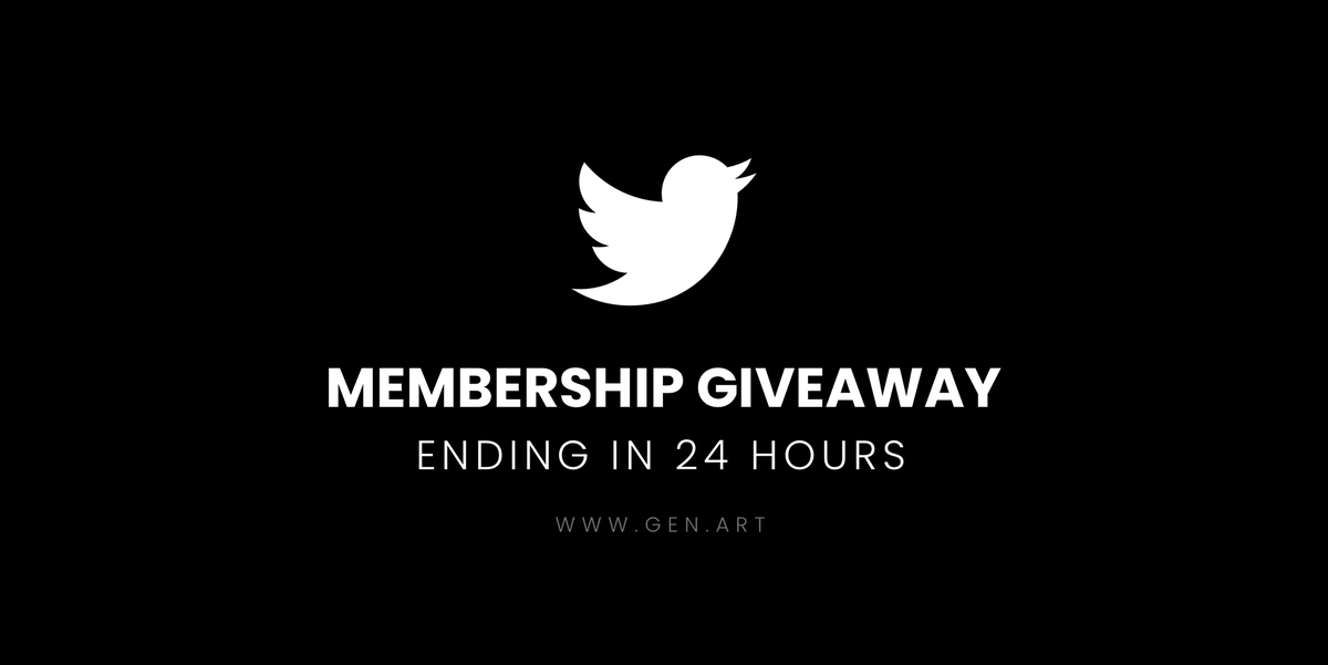 gen_dot_art's tweet image. We couldn&apos;t be more excited about the next couple of weeks. $GENART DAO governance tokens being released shortly, and then our first official drop! To celebrate we&apos;re giving away a GEN.ART Standard Membership to one person. Announcing the winner in 24 hours.