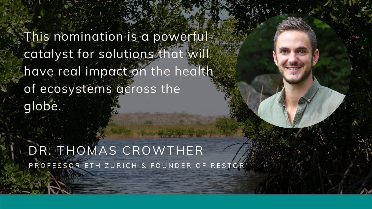 It's a huge honour for <a href="/Restor_eco/">Restor</a> to be among the remarkable projects nominated for #EarthshotPrize: We’re thrilled to see #science being used to #ProtectandRestoreNature

Find out more: earthshotprize.org   

<a href="/TWCrowther/">Thomas Crowther</a> | <a href="/ETH_en/">ETH Zurich</a> | <a href="/usys_ethzh/">D-USYS@ETH</a> | <a href="/clarawrowe/">Clara Rowe</a>