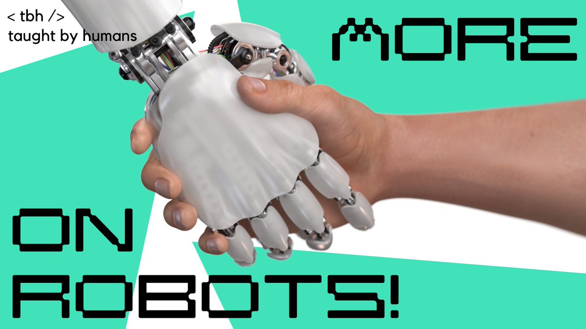 Our new videos this week made by @danicarzap and @elliotthogg2 will be exploring more about #robots! Find them at... Being Part of the Conversation: vimeo.com/590949384 Kilobots: vimeo.com/590943774 Swarm Robotics: vimeo.com/590950653 #taughtbyhumans #emergingtech
