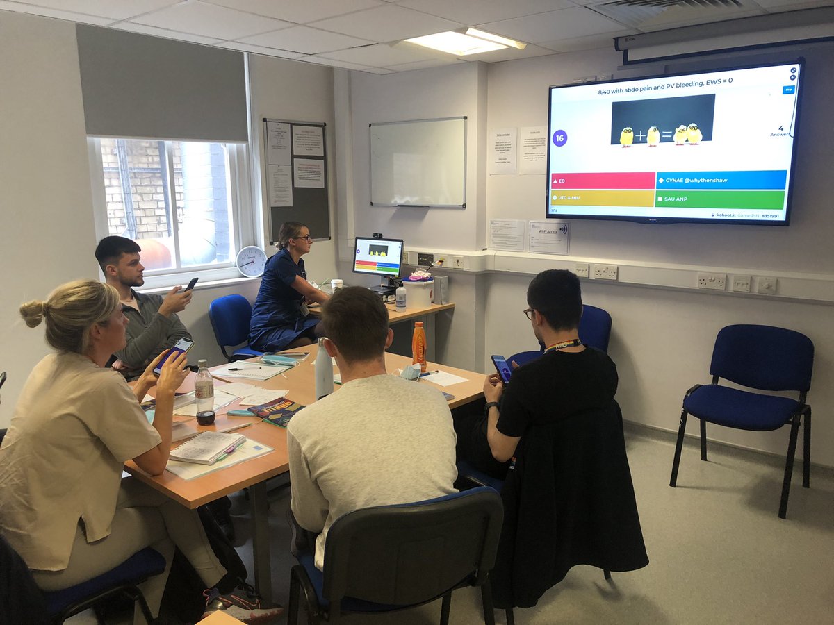 Getting competitive with our interactive streaming game- right place, right time, every time! #manchestertriage @MRI_ED