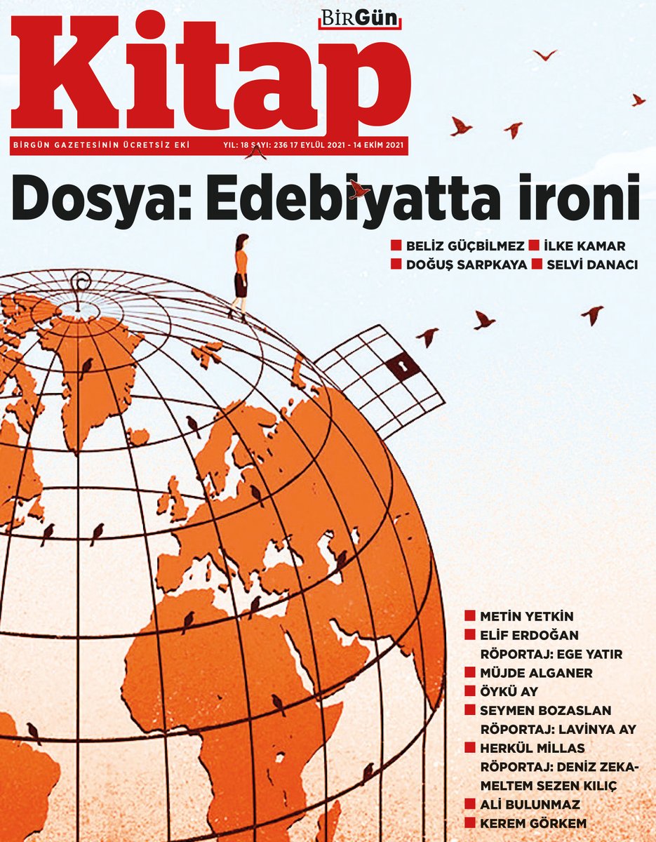 BirGün Kitap'ın bugün yayımlanan Edebiyatta İroni dosyalı 236. sayısının tüm yazılarına buradan ulaşabilirsiniz. Bulamayanlar ve web üzerinden okumak isteyenler buyursun :)

birgun.net/yazi-dizisi/bi…