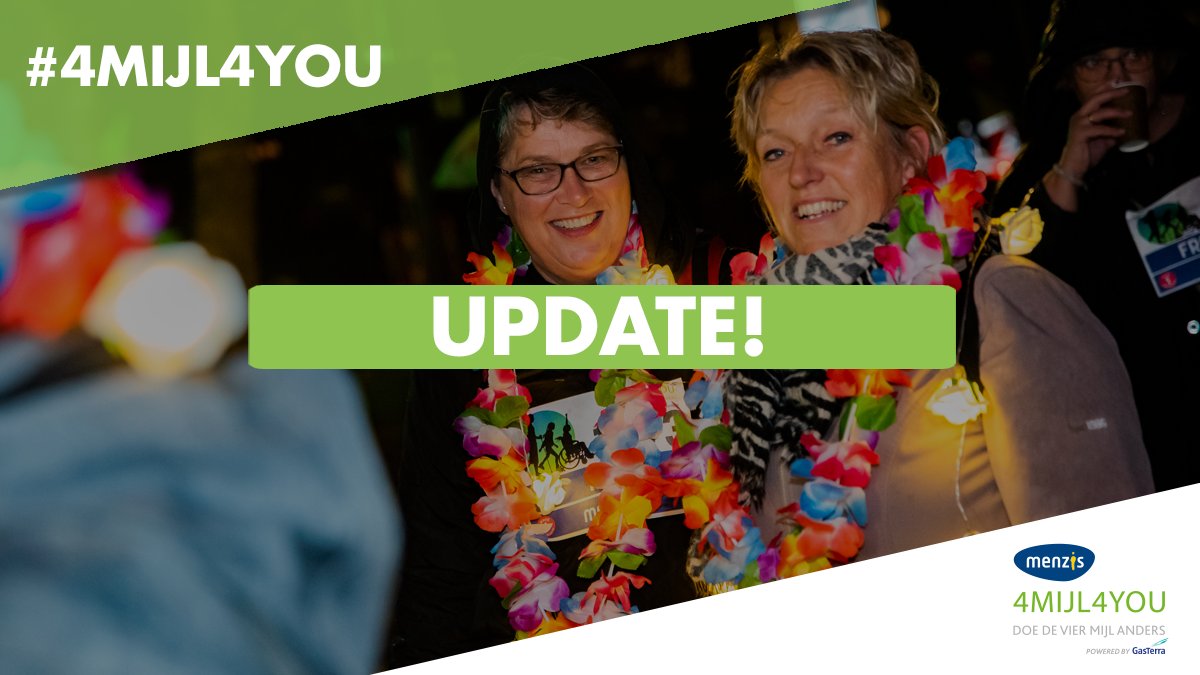Vrij baan voor Menzis 4 Mijl van Groningen 👏 Ook Menzis 4Mijl4You Powered by GasTerra gaat door 🙌

📄 Lees meer: bit.ly/4Mijl-Updatese…

Inschrijven 👉 4mijl.nl/inschrijven/

#4MIJL4YOU