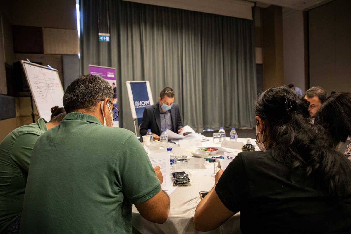 IOMTurkiye's tweet photo. Last week IOM Turkey and CCHN – with support of OCHA &amp; Geneva Call - organized a workshop to advance the negotiation skills of humanitarian practitioners. Capacity building events like these help to ensure principled humanitarian action in northwest Syria. https://t.co/nh96loimcy