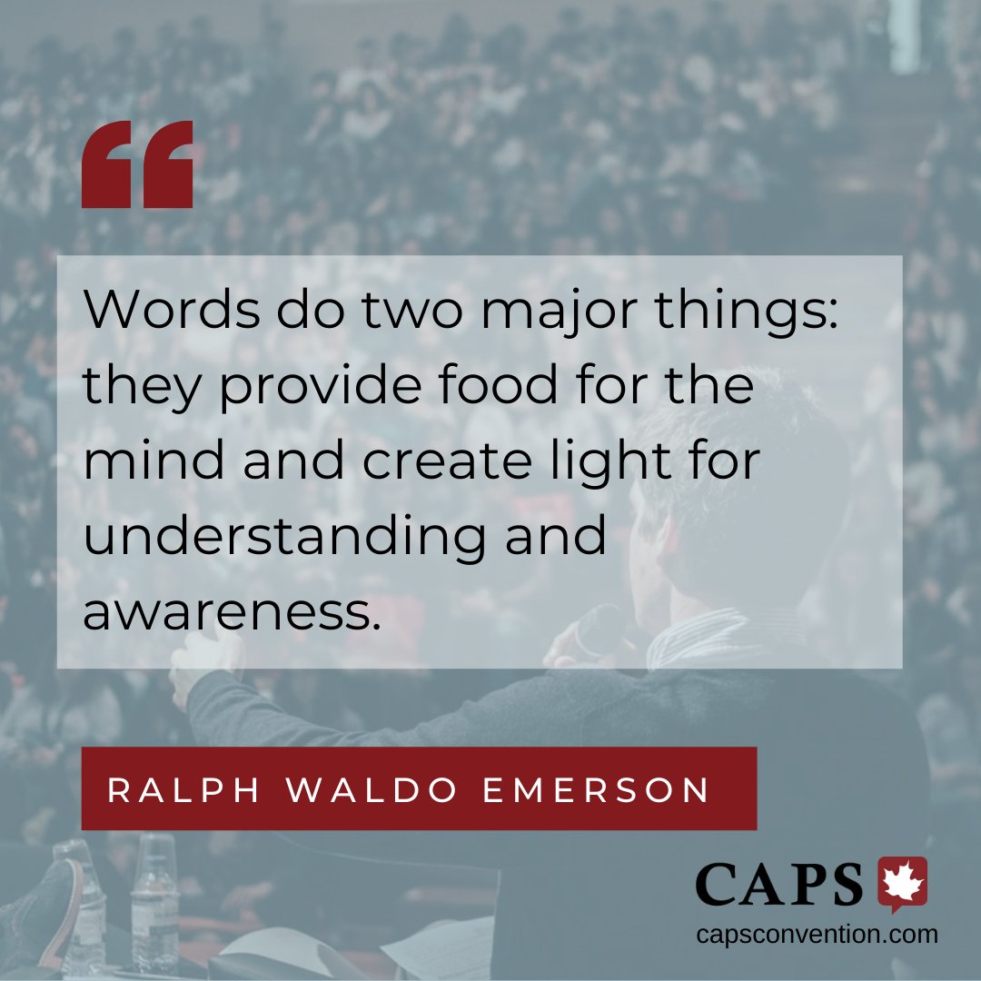 cdnspeakers's tweet photo. "Words do two major things: they provide food for the mind and create light for understanding and awareness."
🎤 https://t.co/wf7tK76Y6E #speakertraining #presentationdevelopment #speechwriting #presenter #storytelling #persuasion #workshop #keynote #convention https://t.co/ilg60BTLQL