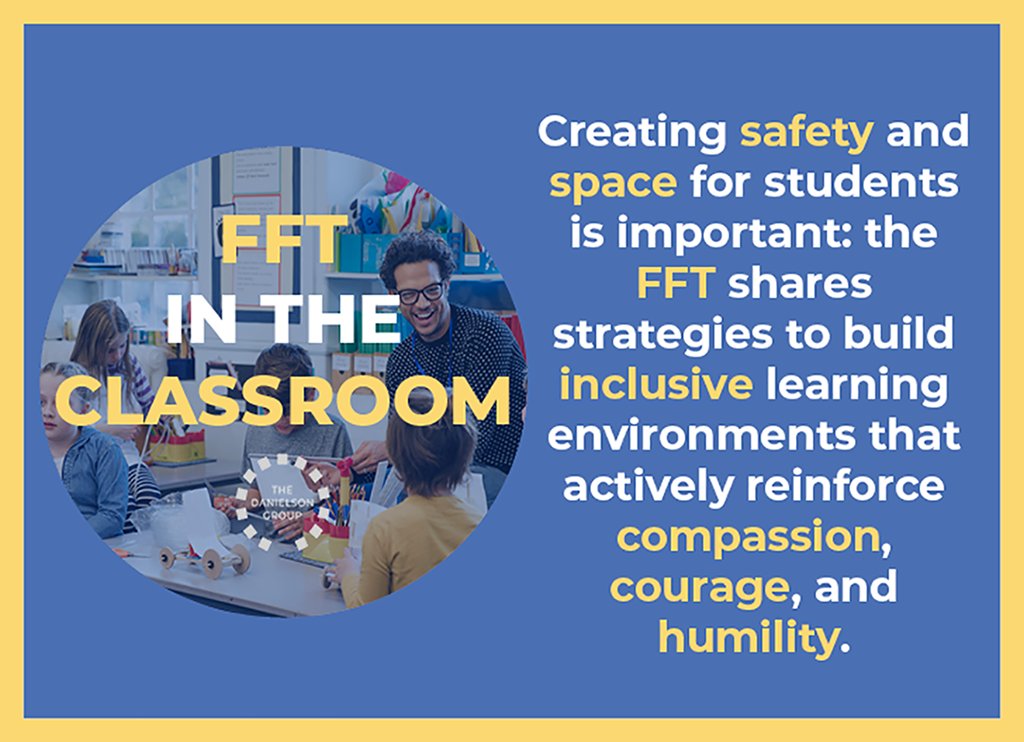 Creating safety &amp; space for students is important to establish belongingness in the classroom. Our FFT highlights key strategies for inclusive learning environments. Learn more today!
#FrameworkForTeaching #DGcourses #PDwithDG #TheDanielsonGroup #GreatTeaching