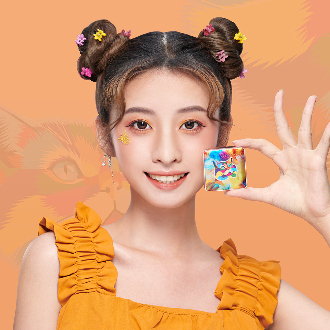 ✨#ZEESEA 夢幻燦爛 動物シリーズ 四色 #アイシャドウ 03 ペルシャ