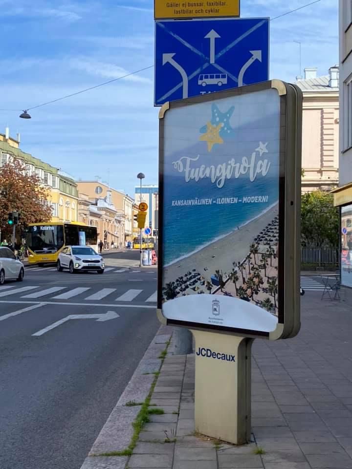 Uno de los muppis en Turku, Finlandia…
Y como éste, muchos otros en Tampere y Helsinki recuerdan a los finlandeses que #Fuengirola sigue siendo su ciudad más al sur. 
#TurismoFuengirola
#AnaMula