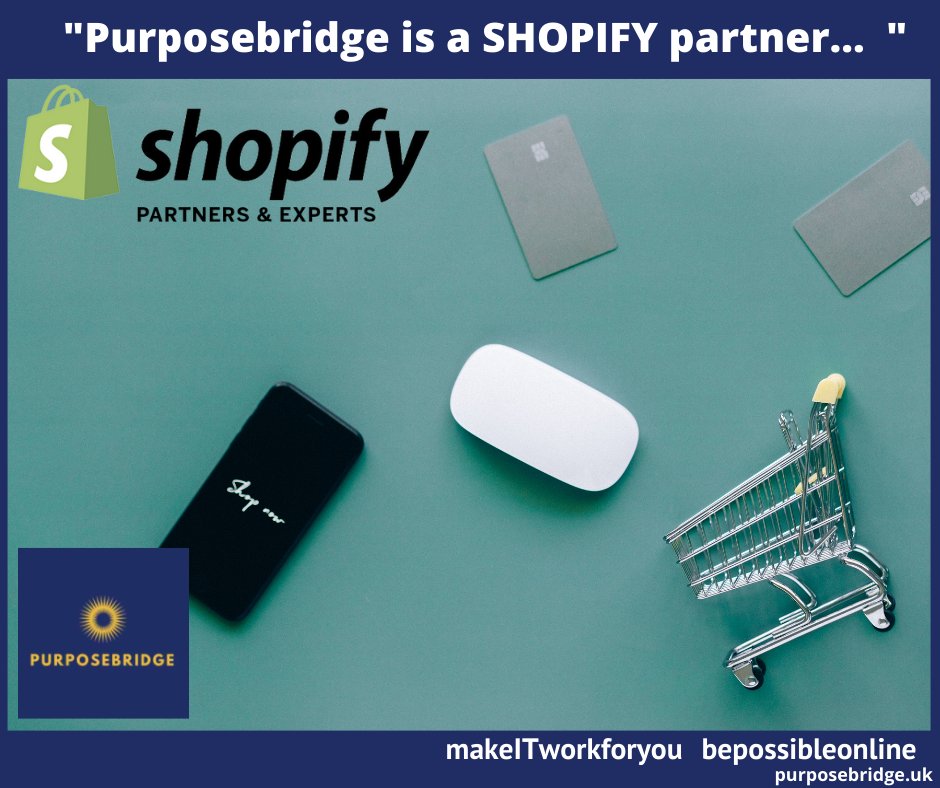Purposebridge1's tweet image. We are now a Shopify partner...

&quot;More than a million of the world&apos;s most successful brands trust Shopify to sell, ship and process payments anywhere.&quot;

#tech2021 #ecommerce #websitedesign