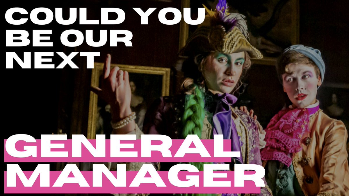 🧐 is that a deadline extension we see?

You now have until MON 27TH SEPT to apply for our part-time General Manager position, £30-35k pa (pro rata &amp; based on experience)

Get in touch!
Full job description &amp; equal opps form below 👇

ow.ly/zTGU50GbIMu
#artsjobs