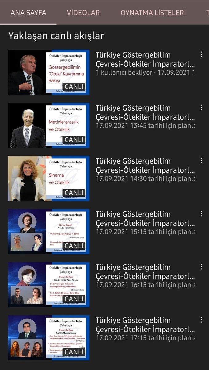 Ötekiler İmparatorluğu çalıştayımız başladı. 1. gün oturumlarımız aşağıdadır. Herkesi bekliyoruz. 🍀