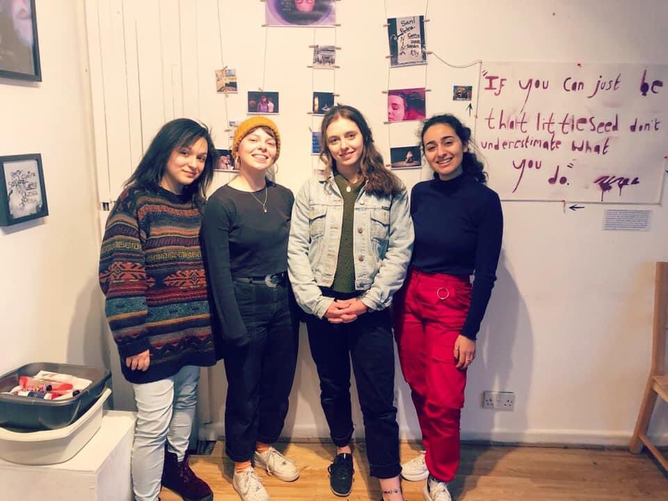 Today we’re sharing a lil pic of few of  our team taken at our <a href="/ArtspaceUK/">Artspace Lifespace</a> residency back in March 2020. 
Can’t wait to perform with you <a href="/CamdenPT/">Camden People's Theatre</a> TOMORROW! (minis <a href="/layla_madanat/">ليلى مدانات</a> who is absolutely rocking it touring abroad. Sending love 💕 💕)  

@One25Charity #community