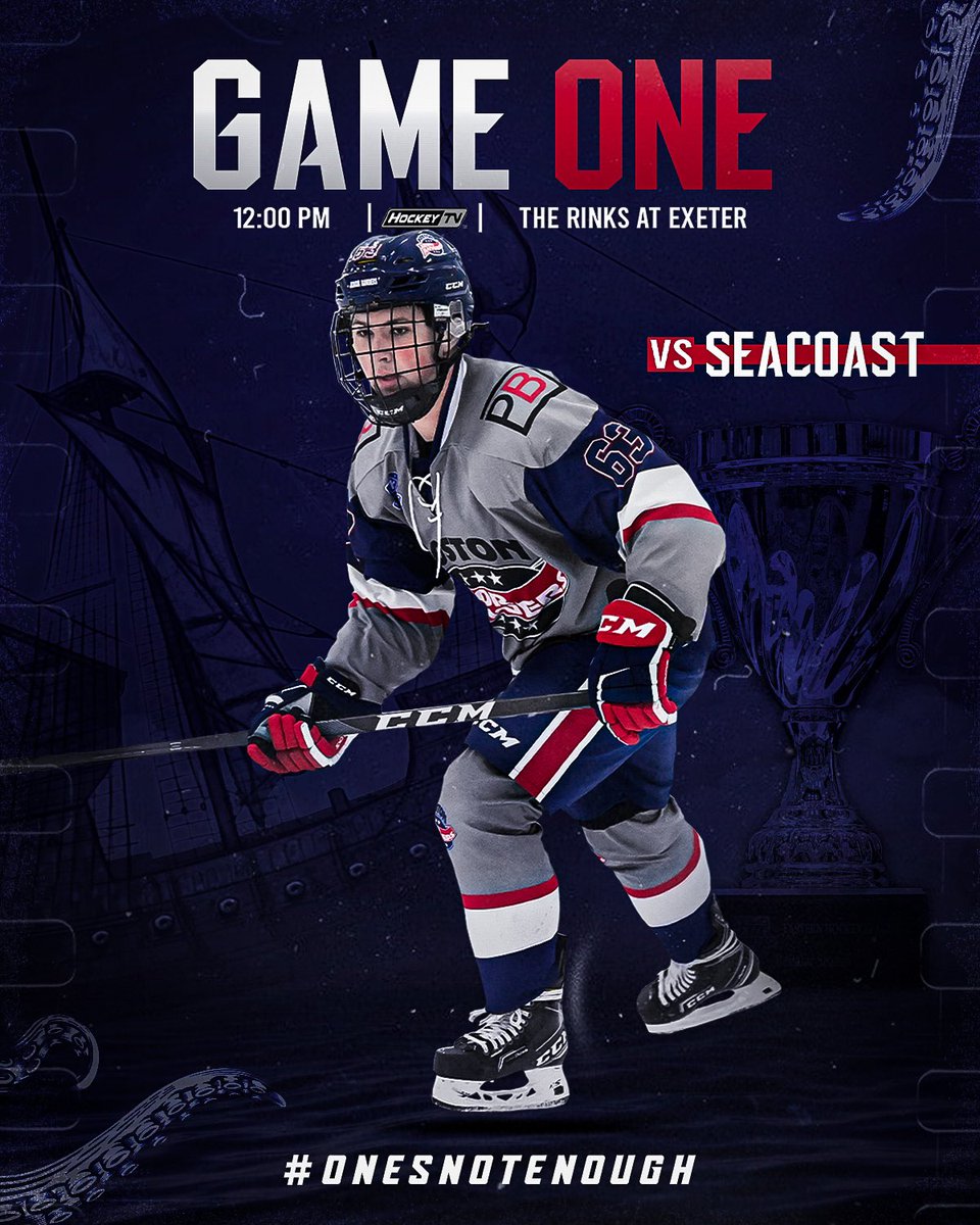 #GameDay 
<a href="/EHL_Hockey/">Eastern Hockey League</a> travels to <a href="/Spartanshcky/">Seacoast Spartans</a> for a 12pm puck drop! #LetsGo #OnesNotEnough