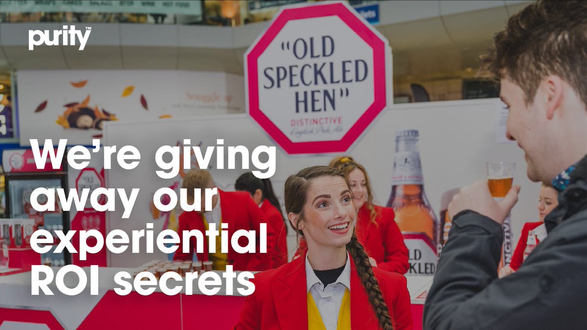 PurityBrandExp's tweet photo. Discover our #experientialmarketing ROI secrets: https://t.co/qq1m05y5bD

At @PurityBrandExp , we’ve long been helping brands to measure the success of their experiential offerings through techniques including consumer data, crowd intelligence tech, and more.

#wearepurity https://t.co/4mTRXCevjl