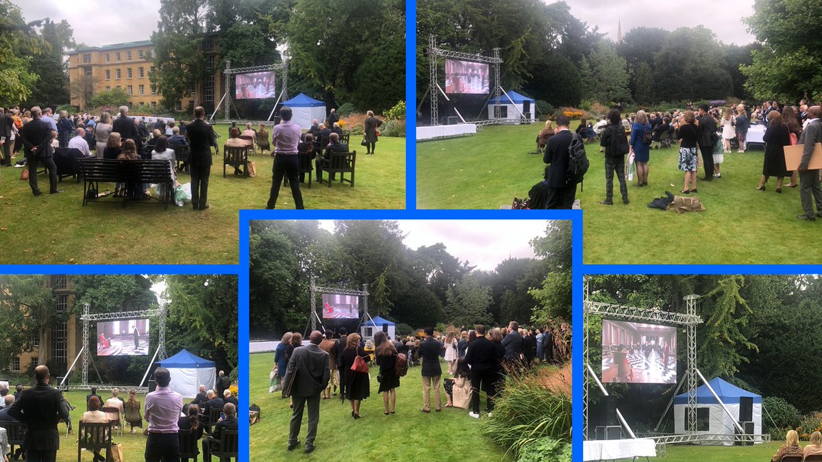 AbsoluteAVSLtd's tweet photo. Happy to support the Cambridge University Graduations. We installed &amp; streamed the ceremonies on large scale Outdoor LED Walls. Due to Covid, no guests allowed @ actual graduations, so we streamed them instead
#cambridgegraduations #streamingservices #LEDWalls https://t.co/x3xcVqrUas