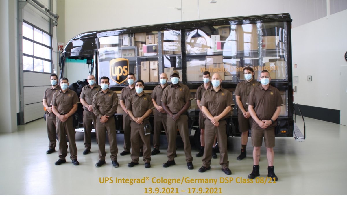 12 new trained #DriverServiceProviders just finished  class at #UPS #Integrad. Congratulations to all of you. Well done guys! Stay safe!