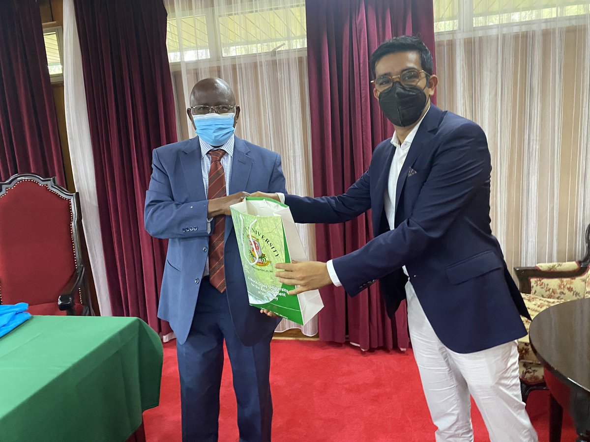 DrKathyKunyanga's tweet photo. Official launch and courtesy visit VC and DVC RE at Egerton University for SURE FOOD Project.
An exciting event and warm reception by our project partners. #SUREFOOD https://t.co/ligU8Hp6dt