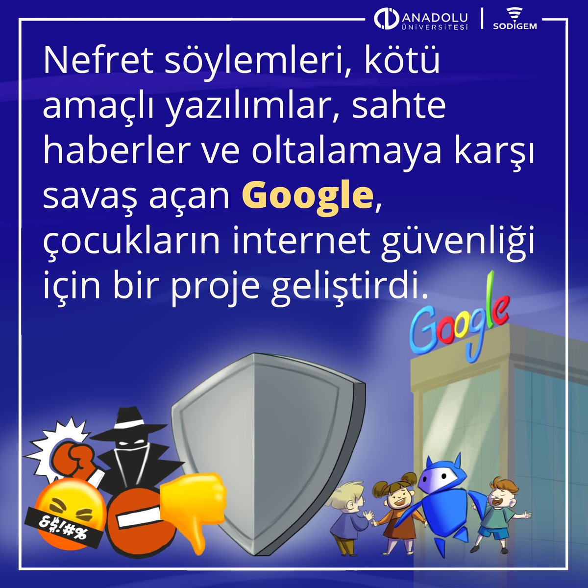 anadolusodigem's tweet photo. Google'dan çocuklar için çevrim içi güvenlik oyunu: Interland
"İnternot olmaya var mısın?"

#sodigem #interland #internot #Google #digitalsecurity #onlinegames #illustration @Anadolu_Univ https://t.co/Q4jDKGGXLj