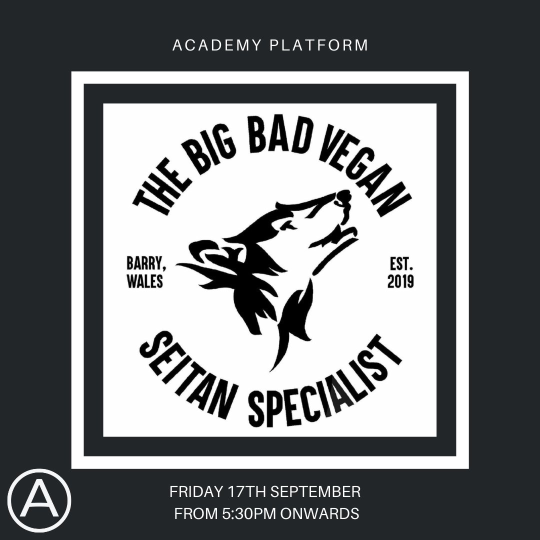 Street food from The Big Bad Vegan tonight at Academy Platform! 🐺👏👏

#fridaymotivation #fridayvibes #cardiff #cardiffbay #streetfood #vegan #academyplatform #beer #cocktails #wine