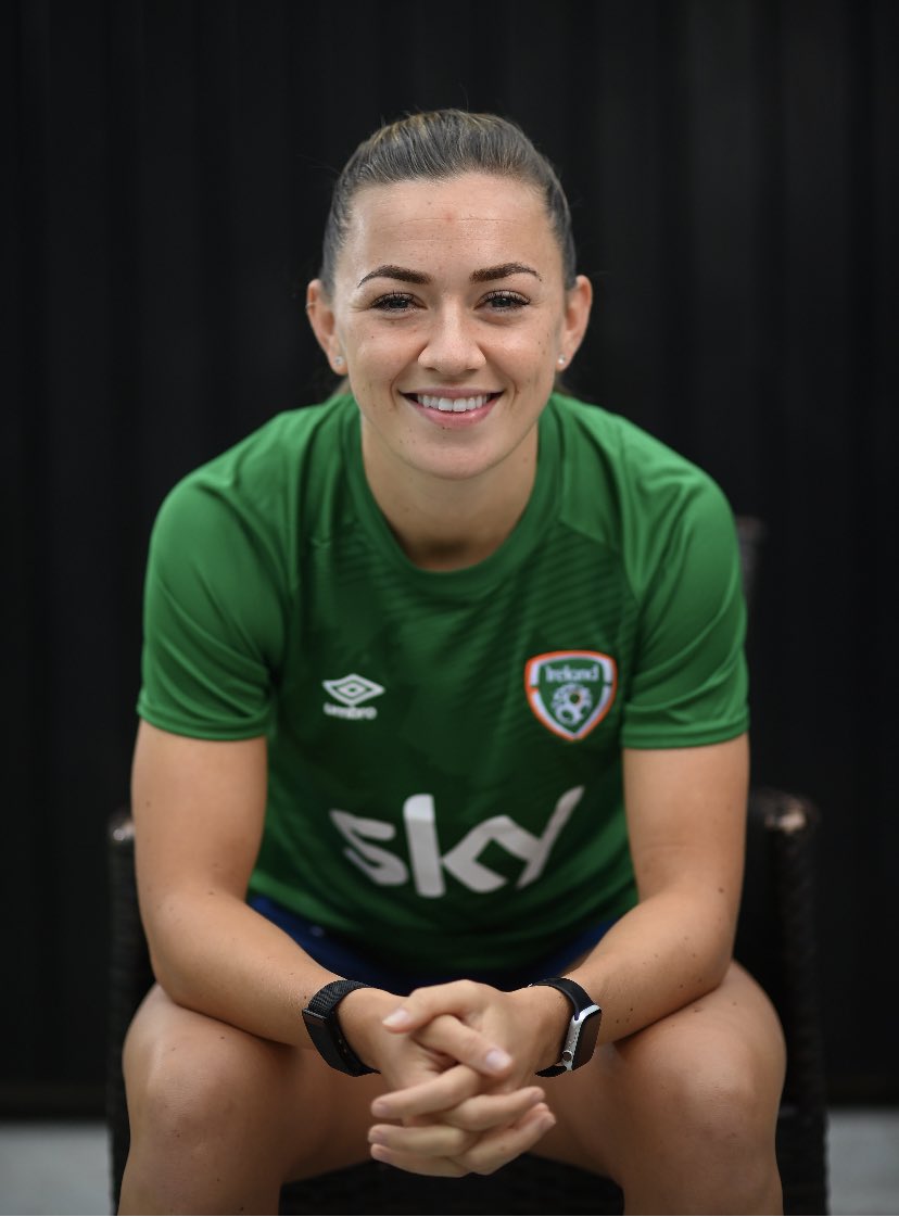 SkyIreland's tweet photo. ✅ Youngest ever Ireland Captain
✅ 2018/19 WSL Winner
✅ 2016 FA Cup Winner
✅ 2020/21 Arsenal Player of Year
✅ 2021 PFA Team of the Year
✅ Most WSL assists since last year
✅ 2 X WNL Winner
✅ 3 x FAI Women’s Cup Winner

There’s only one: @Katie_McCabe11 

#SkyWNT | #COYGIG https://t.co/BdjMiZc6AA