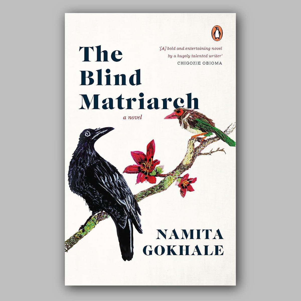 NamitaGokhale_'s tweet photo. #repost @lvnya 

Very happy to have created the embroidery for Namita Gokhale’s latest book #theblindmatriarch, bringing cover designer Gunjan Ahlawat’s vision to life. Thanks @ahlawatgunjan, @namitagokhale and team @PenguinIndia for this fabulous project. #paintingwiththread https://t.co/uusmZBB9fC