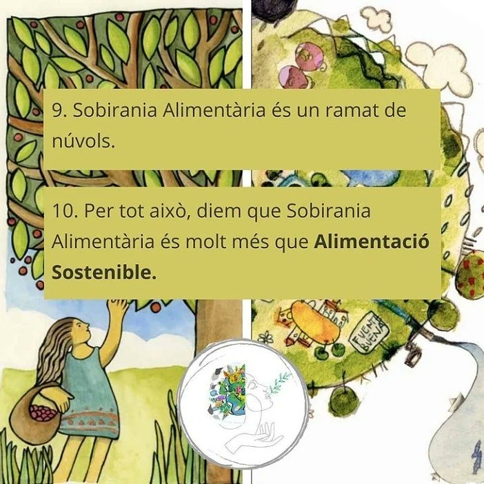 Sobirania Alimentària és molt més que Alimentació Sostenible.

Què és la Sobirania Alimentària? 
Per <a href="/veussobirania/">Assemblea Pagesa I Ciutadana Metropolitana</a>

✏️Il•lustracions extretes de la revista <a href="/RevistaSABC/">Soberanía Alimentaria⏚🇵🇸</a>
