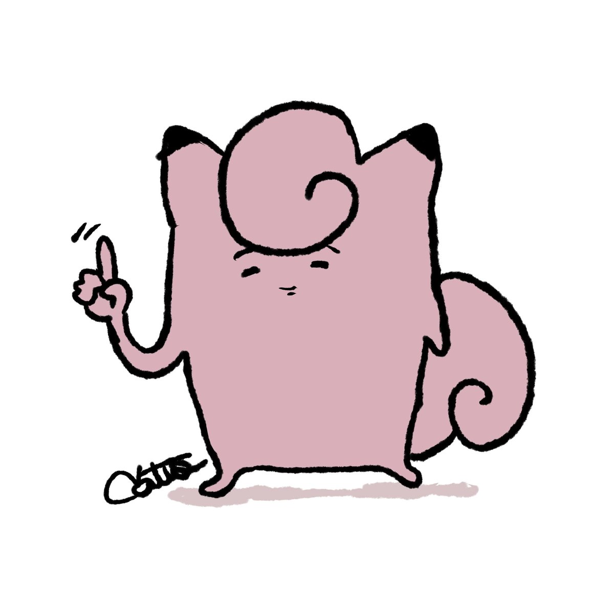 昨日、ポケモン描いたよ 