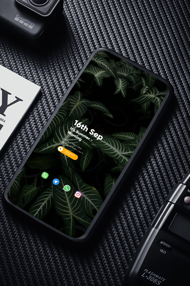 the_setup_point's tweet photo. Details :- 
• icon pack - candy cons 
• widget -  radish kwgt
• wallpapers - walldrobe
@tamboli_vinit @shambhav15 @Android_Whix https://t.co/z1bWM04QjG
