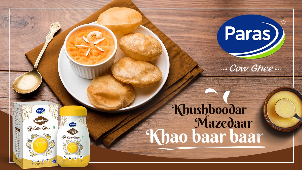 parasdairy1960's tweet photo. Sehat aur Swaad ka maza uthaye. Ab Paras Cow Ghee ke sath har khaane ko swadisht banaye.
#Paras #ParasNandanCowGhee #CowGhee #ParasNandan #ParaDairy #LifeEnriched #Gheeisgood #Gheeishealthy #EatHealthy #SehatOrSwad #Healthy #Tasty #Purity #Pure #Goodness https://t.co/60cnAOpFhR