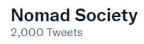 society_nomad's tweet photo. We would like to thank everyone for following us. You are awesome!
#2000tweets #ThankYouForFollowing https://t.co/zwi736YB9v