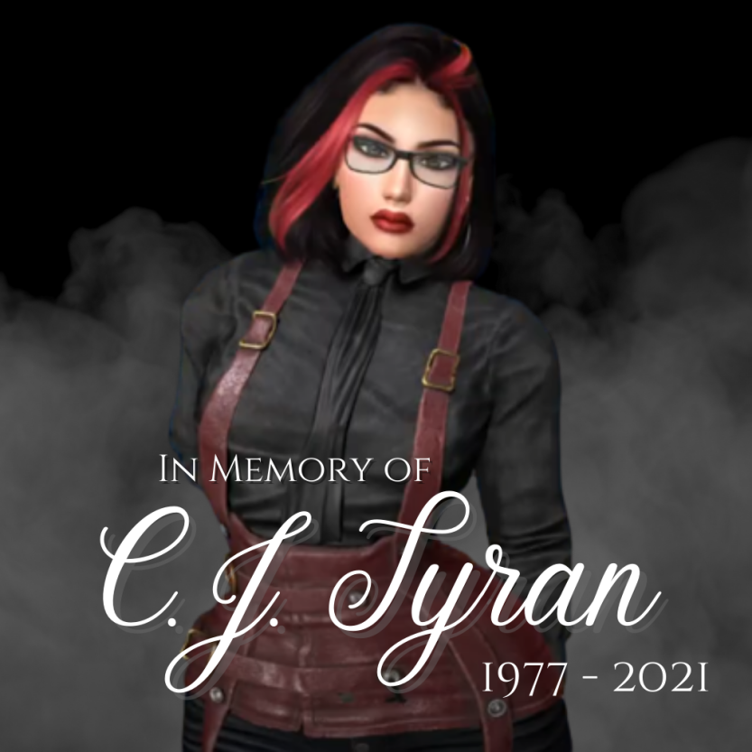 OOC: 
C.J Tyran! I knew you for only a year. But you gave me so much! I will not say good bye! I will say until we meet again! Until then, rest my dear friend. My thouhgts go out to your family. 
-Khia!