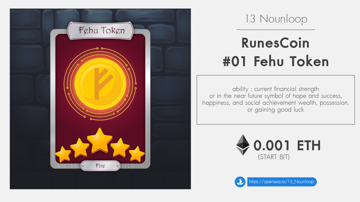 TSbYXp77gVsKCMc's tweet photo. @purpleNFTmuseum #RunesCoin are magical token with magic abilities. Each coin has an unique level of ability. It's an item for all those who want to have superpowers in their hands.
#01 Fehu Token On OpenSea : https://t.co/jUqrFhX36D
Thank You ^_^ https://t.co/D9oit1fV5K