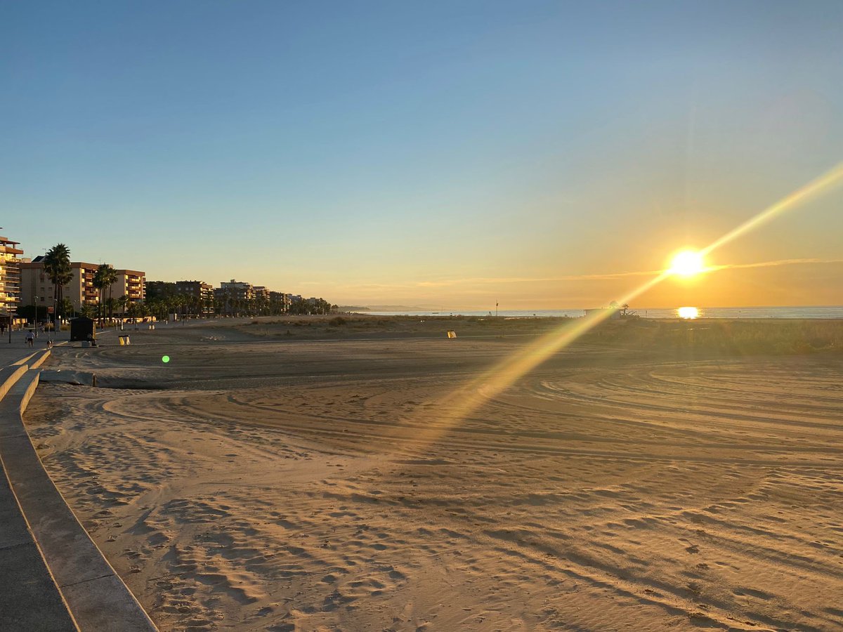 BeachFlag's tweet photo. UNOOOOO!!! Solo 1 para el GRAN DÍA!!!! Y aquí estamos de buena mañana dejándolo todo listo para  el IV #BEACHFLAGTORREDEMBARRA 🦎🏈💪🏼☀️ https://t.co/fDNL247ilD