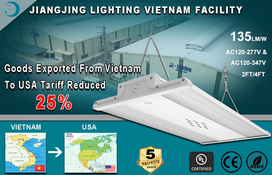 RISE_Vicky's tweet photo. IV Series LED Linear High Bay, with UL/CE/ROHS certification and 5 years warranty time, dimming/sensing/emergency function is available.
Any interest contact us freely at vicky@szjiangjing.com
#lighting  #LEDLigting #HighBay #IndustrialLighting #LightingSolution https://t.co/n5Va0duS62