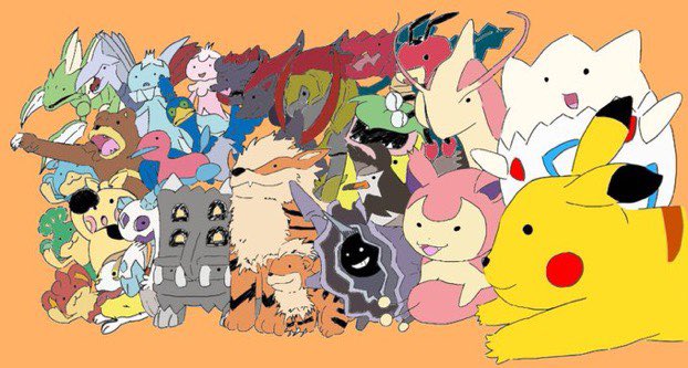 ポケモン集合絵のtwitterイラスト検索結果