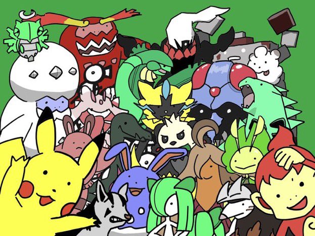 ポケモン集合絵のtwitterイラスト検索結果