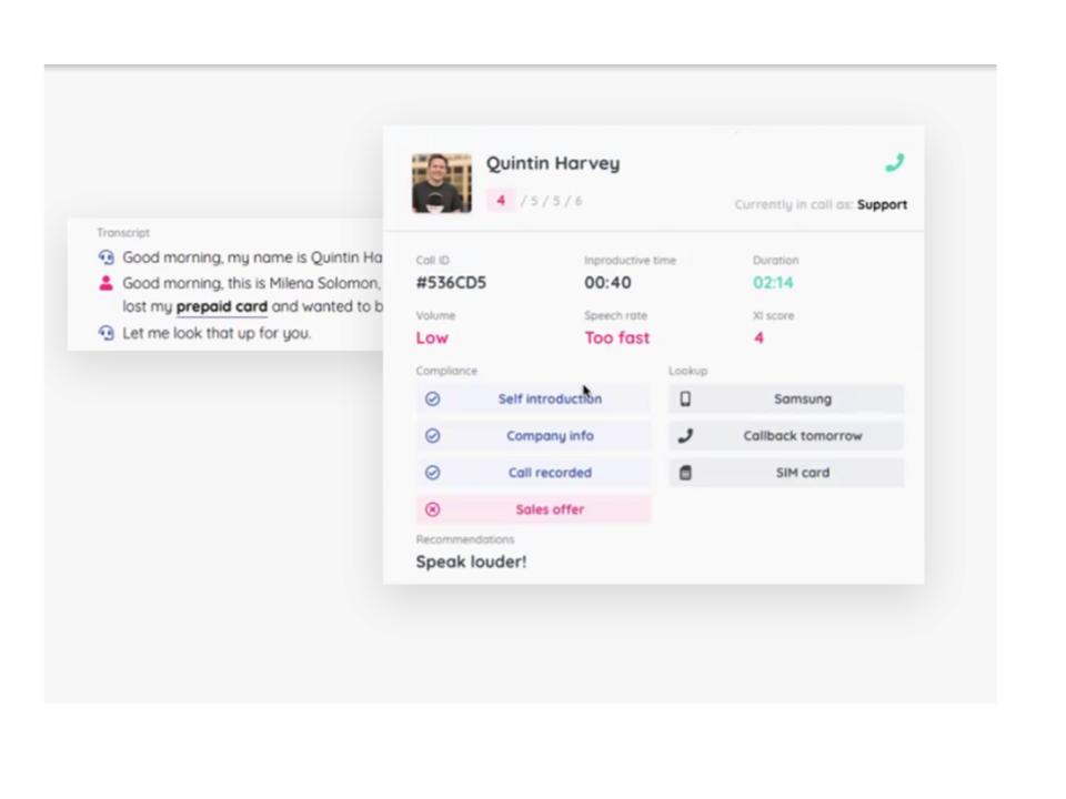 Xdroid_com's tweet photo. Our real-time Agent Assist solution advises agents during conversations with pop-up suggestions and alerts, and automated lookup functions to offer quick access to relevant information. 

Click here for a quick demo: https://t.co/ledJJIRqyx

#CX #AI #Technology #Analytics https://t.co/oNgVHRLOOs