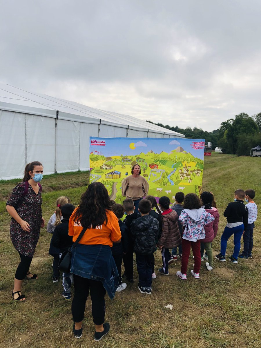 Interbev_Oc's tweet photo. #interbevoccitanie #laviande #lespyreneennes : 2e journee aux Pyreneennes avec des démonstrations de tonte et des animations scolaires Joliprés pour les scolaires en partenariat avec #inn’ovins https://t.co/RhzeNdFNqt