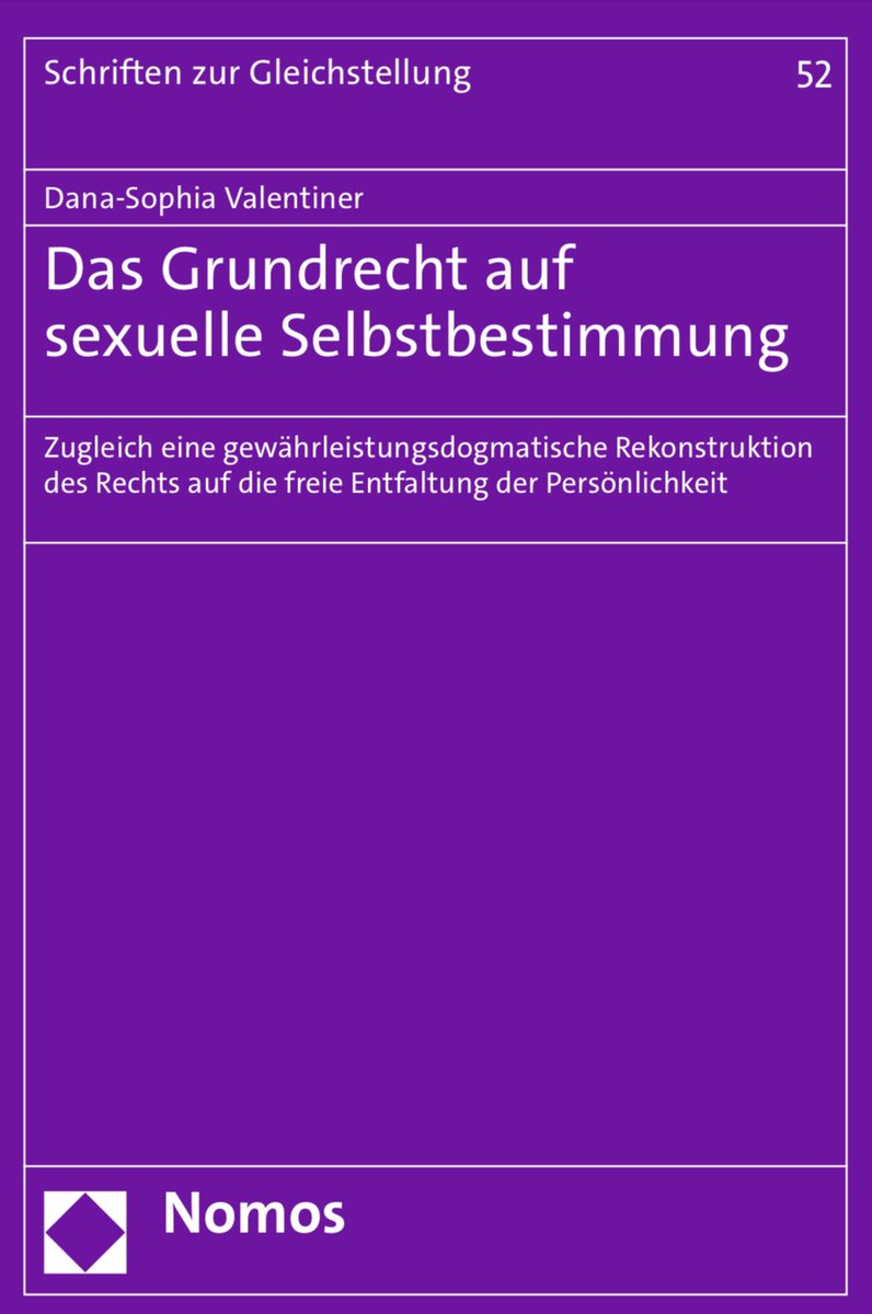 #coronaverlosung 394: Heute mit einer Spende, von <a href="/DanaValentiner/">Dana Valentiner</a>, die ihre preisgekrönte Dissertation (<a href="/NomosVerlag/">Nomos Verlag</a>) in den Topf wirft. Vielen Dank! Teilnahme per RETWEET, Verlosung am Abend. Viel Glück! 🙂
@juristinnenbund
@praesidentindjb