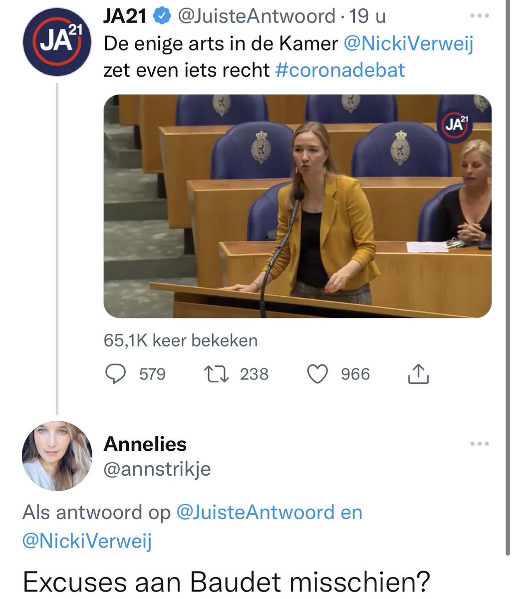 VaxxDoc's tweet photo. Nicky Verweij is basisarts, maar heeft er echt duidelijk meer verstand van dan je held Thierry, Annelies! https://t.co/uXE8hNxU93