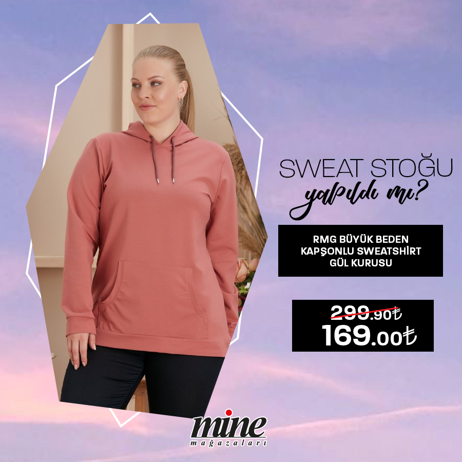 Dolaplara sweat stoklarımızı yapmaya başladık mı?
RMG sweatshirt ile renkli bir geçiş yapmaya ne dersiniz?

#moda #rahatlık #kadıngiyim #büyükbeden #minemağazaları #kadinelbiseleri #kadınelbisemodelleri #kadınelbiseçeşitleri #kadınelbisesi