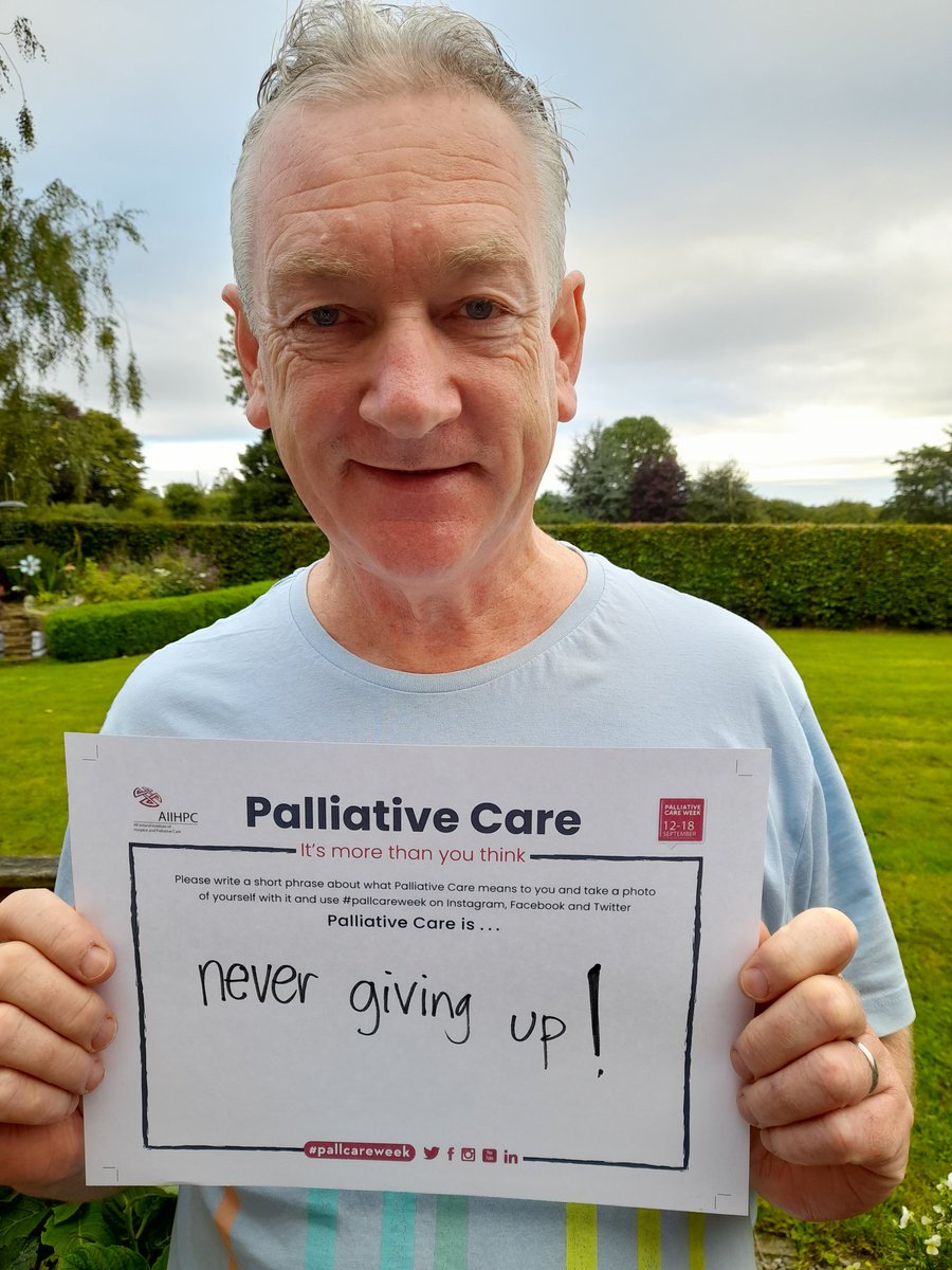 michael_cushen's tweet photo. #pallcareweek @AIIHPC @DMHospitalGroup Palliative care is about never giving up ! https://t.co/TuuqULd7fB