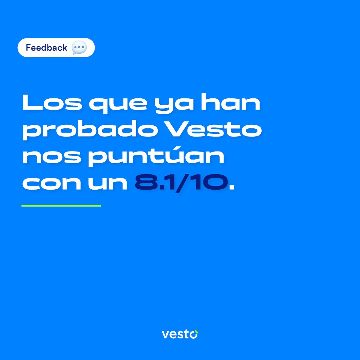 vesto_app's tweet photo. GRACIAS 💙 Este verano hemos sido unos suertudos porque os hemos conocido a 228 de vosotros, y encima nos habéis dado una puntuación de 8.1/10. 🤩 
Ayúdanos a seguir construyendo la app que rompe con los esquemas de la inversión https://t.co/B4OiND91TH #Vesto https://t.co/ZJndB8QmwJ