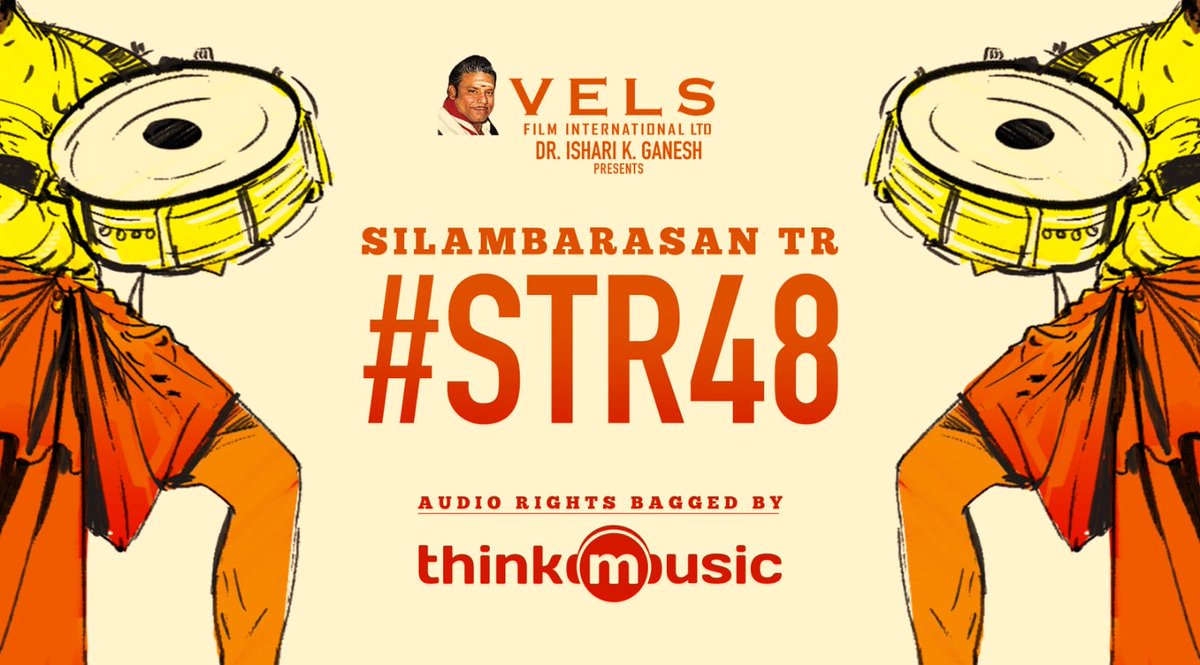 DVDtweets_'s tweet photo. The Audio Rights of #VelsFilms Next with @SilambarasanTR_ #STR48 has been bagged by @thinkmusicindia π
Produced by Dr @IshariKGanesh @VelsFilmIntl #SilambarasanTR
#ThinkSTR48 https://t.co/z0661UsO8Y