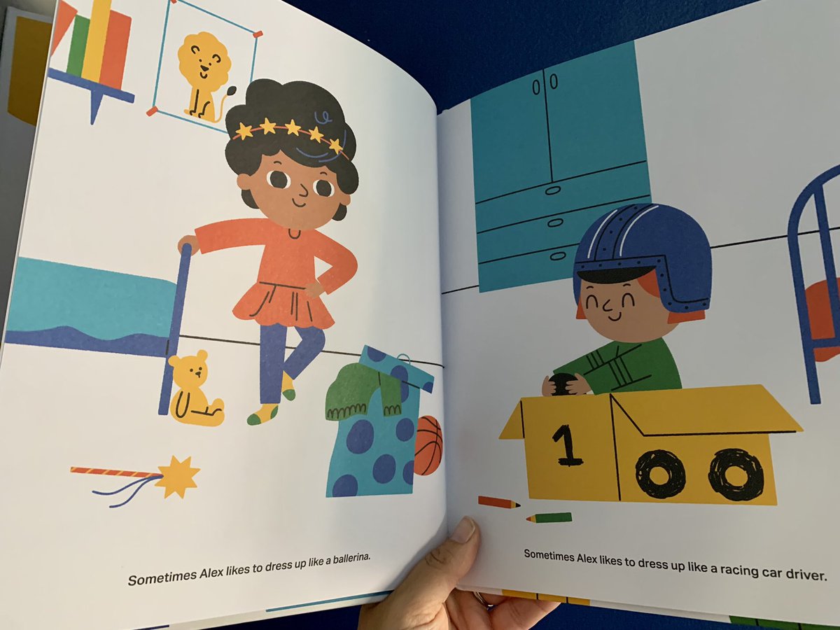 BookSuperhero2's tweet photo. #AlexAndAlex by #ZiggyHanaor, illustrated by @BenJavens is a child-friendly introduction to the ideas of tolerance, acceptance, & friendship in a non-gendered way. Neither character is identified as a boy or a girl and both enjoy a mix of activities. @cicadabooks #stereotypes https://t.co/tQ7LB3WdTn