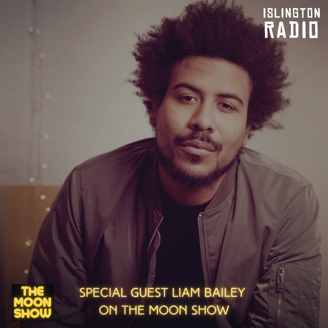 IslingtonRadio's tweet photo. The awesome @LiamBailey joins legend Jon Moon for a chat in today’s Moon Show! 🌔
https://t.co/KEJAI1mkpE
#Indie #Pop #Alternative #Reggae #Rock #JonMoon #IslingtonRadio https://t.co/fA4uxw4tJV