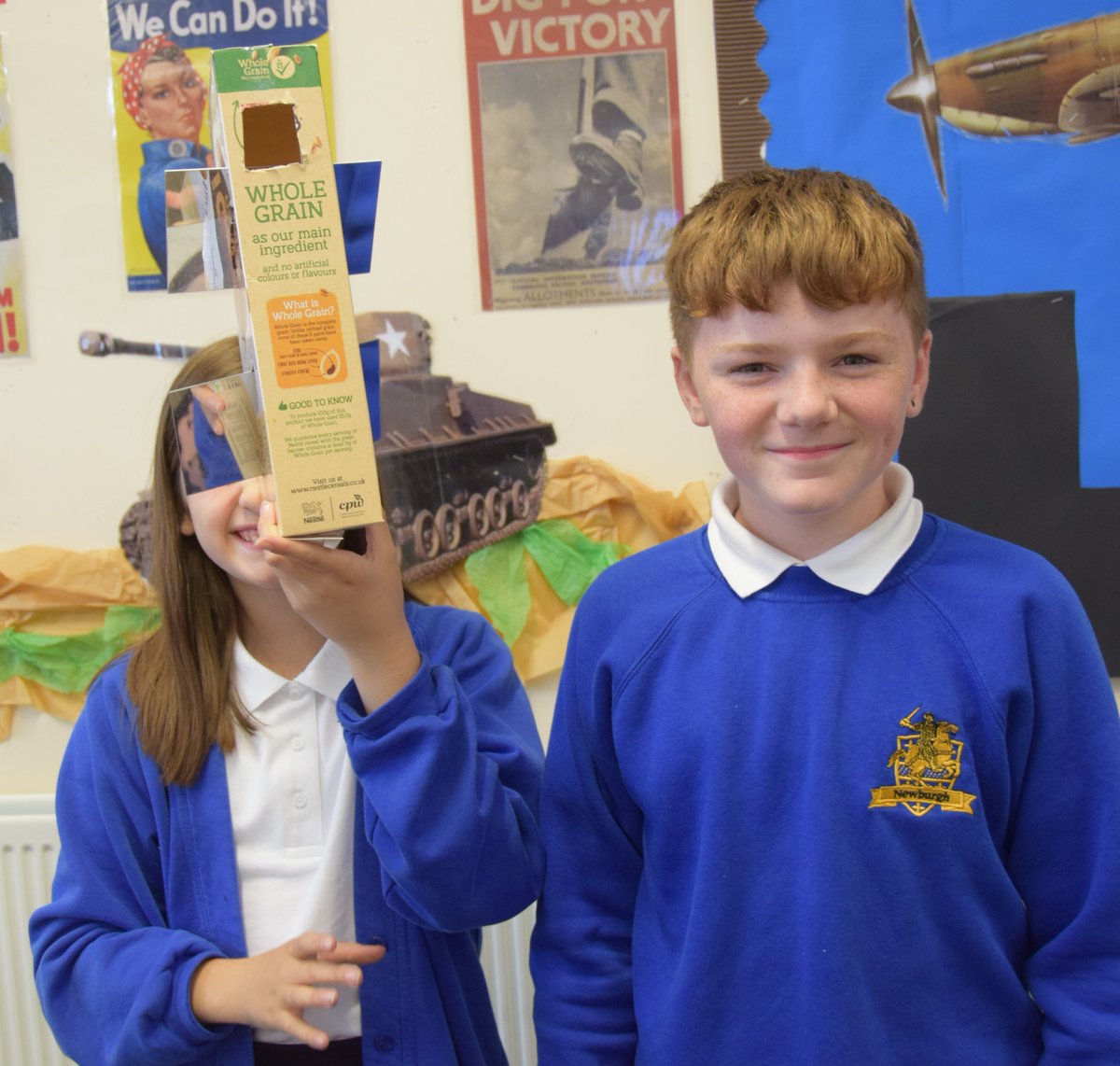 NewburghPrimary's tweet photo. Year 6 learnt about how light travels and can be reflected in mirrors. They had great fun with their periscopes.βοΈπ @STEMLearningUK
#Year6 #Newburghscience #STEM #periscopes https://t.co/hWLzffrkPD